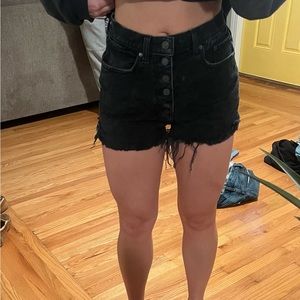 Curve love Abercrombie cut off shorts